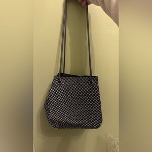 Beaded bag. Silver